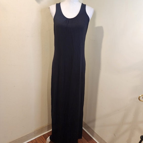 Lord And Taylord Elegant Black Razor Back Tank  Maxi Dress XS - Picture 3 of 13